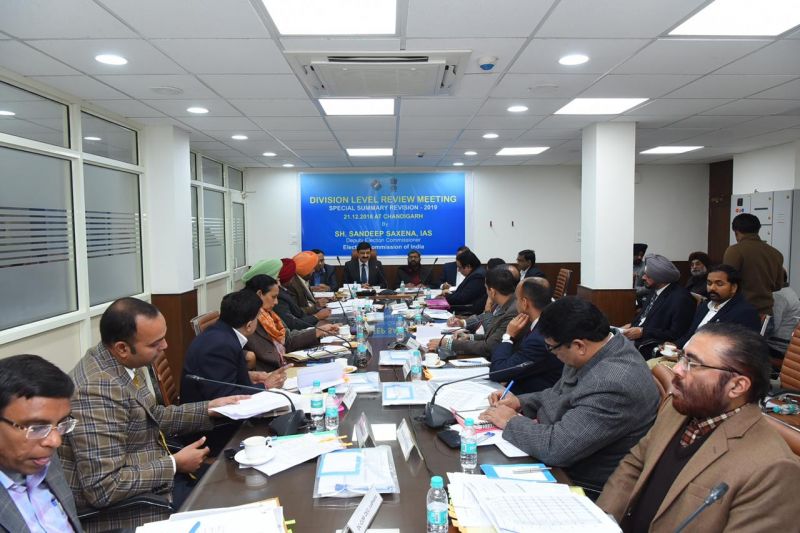 Sandeep Saxena today held divisional level review meeting with the Deputy Commissioners