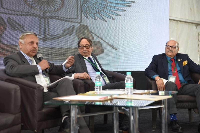 LT. General Kamal Davar (extreme left), along with former RAW Chief A S Dulat IPS,  K C Verma IPS and LT. GEN. Sanjeev K Langer at a panel discussion