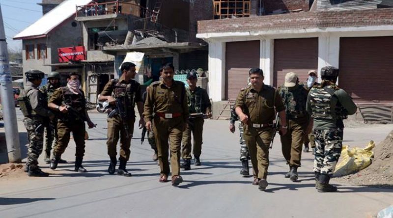 Search operation turned into an encounter after terrorists started firing