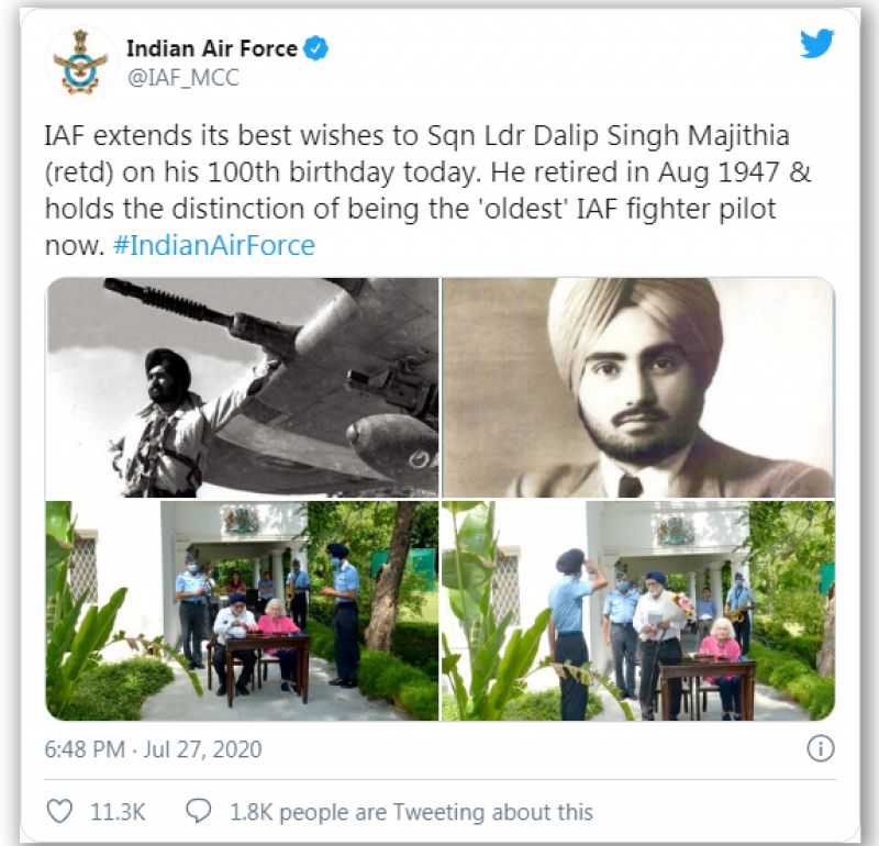 IAF tweet