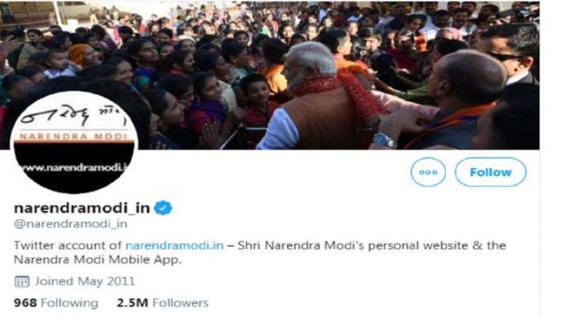 Narendra Modi twitter