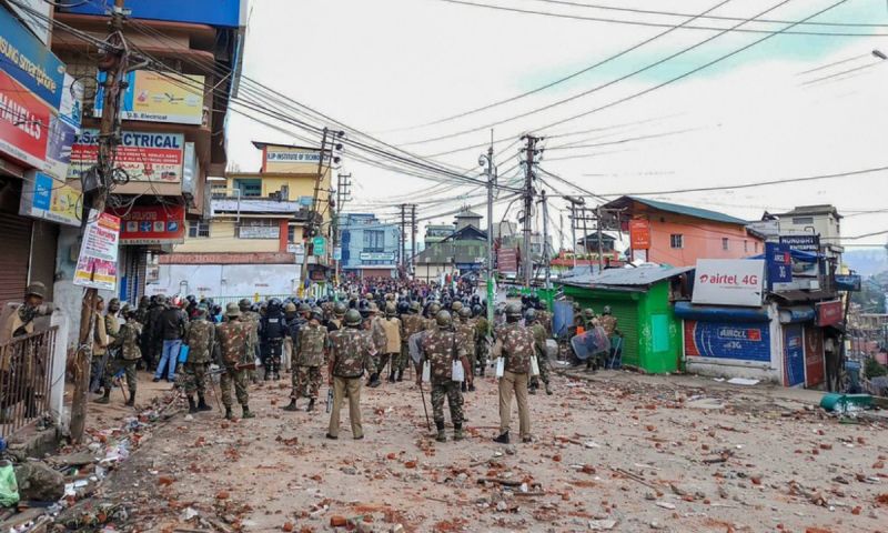 Violence-hit Shillong limps back to normalcy