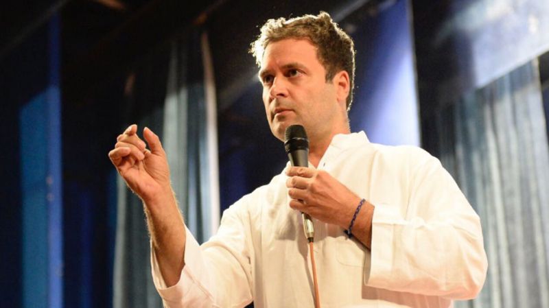 Congress president Rahul Gandhi