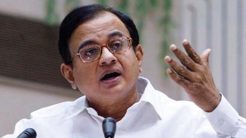 Former finance minister P Chidambaram