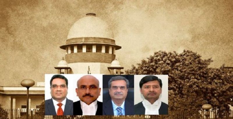 Justices Hemant Gupta, R Subhash Reddy, M R Shah and Ajay Rastogi