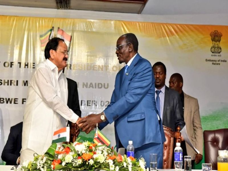 Naidu tells Zimbabwe companies to take advantage of India's high growth trajectory