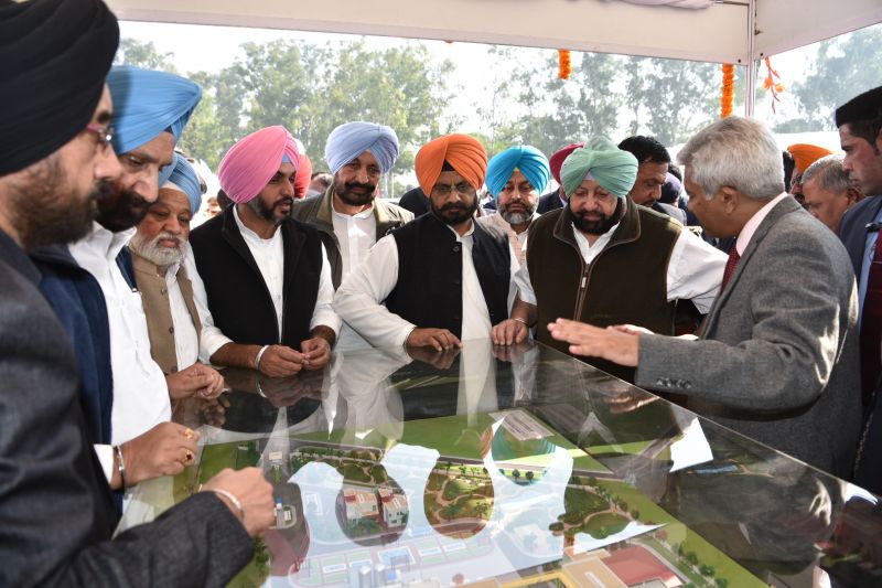 CM lays Foundation Stone of Verka Mega Dairy Plant