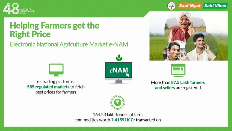 free access to e-NAM platform