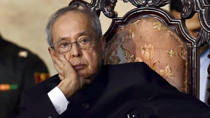 Former president Pranab Mukherjee