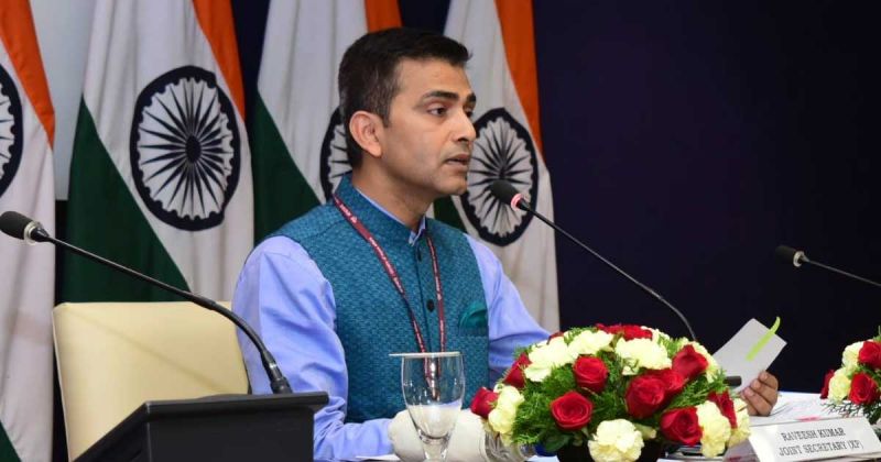 MEA Spokesperson Raveesh Kumar