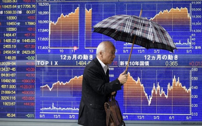 Japan's Nikkei shed 0.33 percent