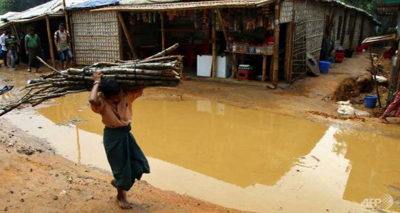 Rains have already devastated some parts of the camps