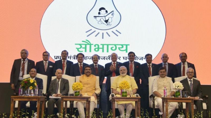 Saubhagya scheme was launched last year in September 