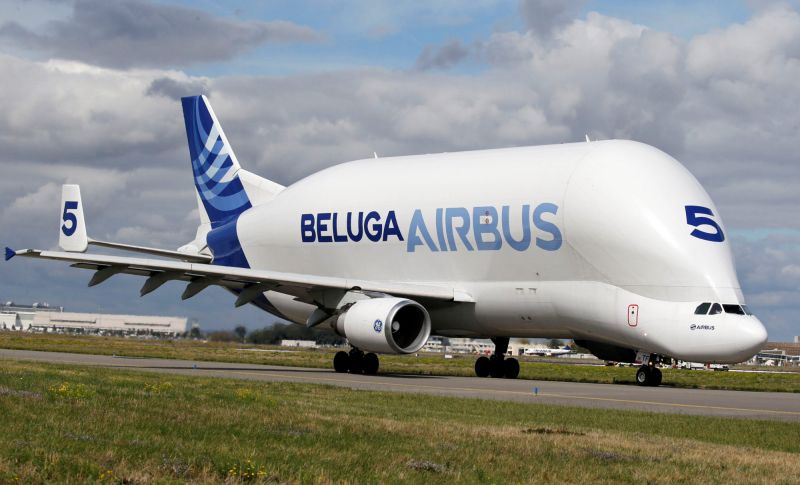 One of the aeroplanes of Airbus