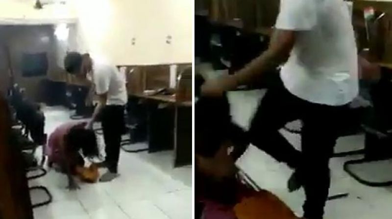 video of thrashing woman goes viral