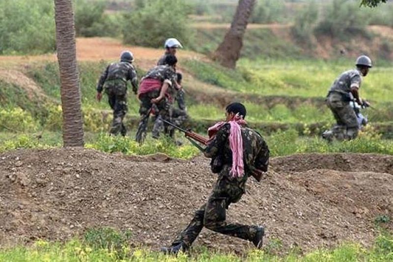 A CRPF jawan was today killed in an encounter with Naxals