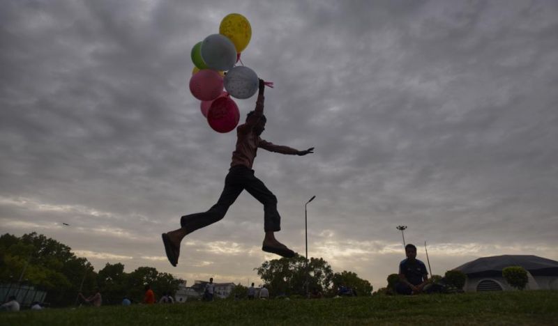 The skies will remain generally cloudy