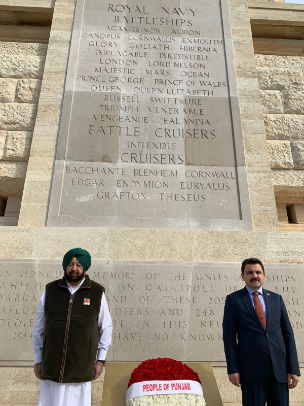 Capt Pays Homage To WWI Soldiers