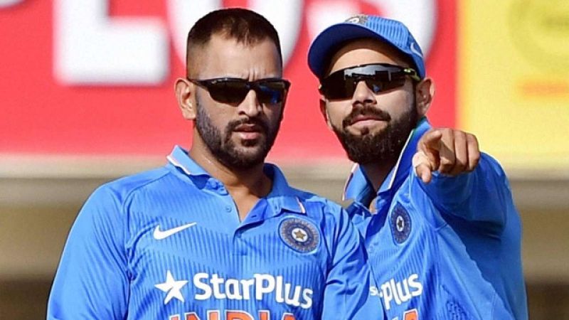 Dhoni is happy that Kohli is taking the team forward