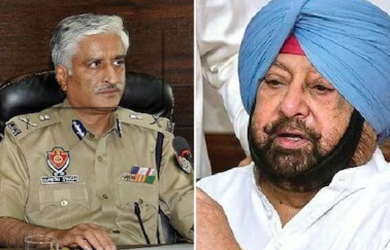 EX-DGP Saini and Captain Amarinder Singh