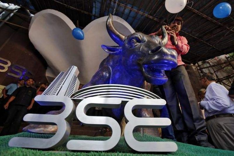 BSE Sensex soaring about 241 points
