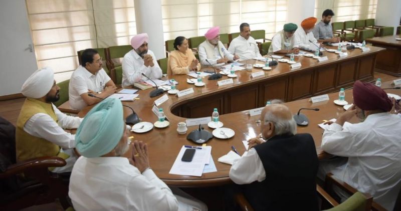 First cabinet meeting under Cm Charanjit Channi