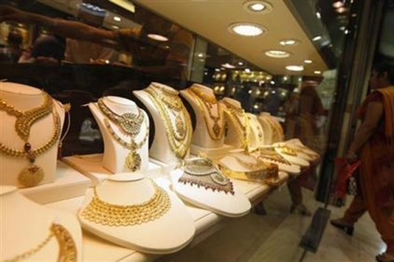 Globally, gold fell by 0.37 per cent to USD 1,247.80 an ounce