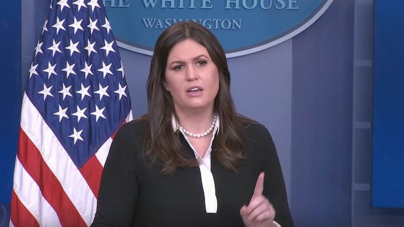 White House Press Secretary Sarah Sanders