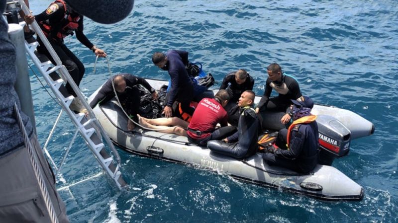 Recovery divers have pulled 41 bodies from the sea 