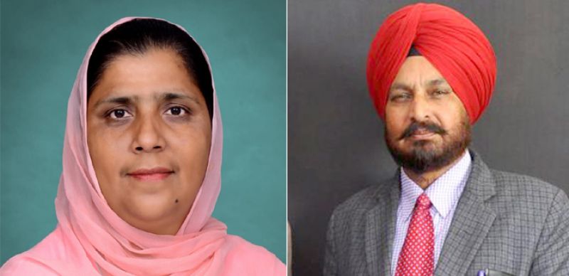 Sarabjit Kaur Manuke and Principal Budhram