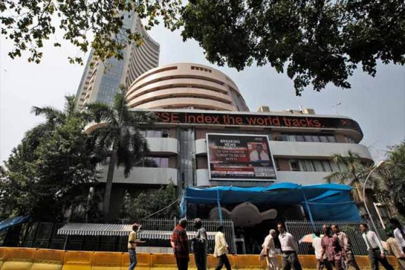  30-share BSE Sensex was trading higher