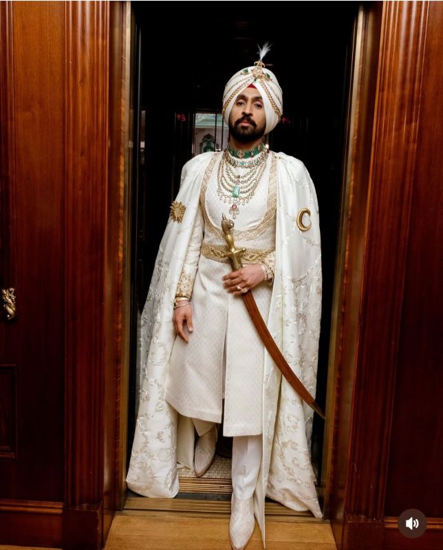 Diljit Dosanjh Debuts at Met Gala in a Blend of Maharaja and Punjabi Look