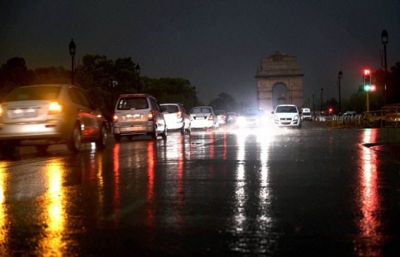 Overnight showers bringing the mercury down