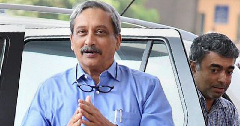 Goa Chief Minister Manohar Parrikar