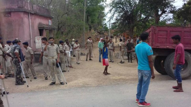 Security personnel have been deployed in the village