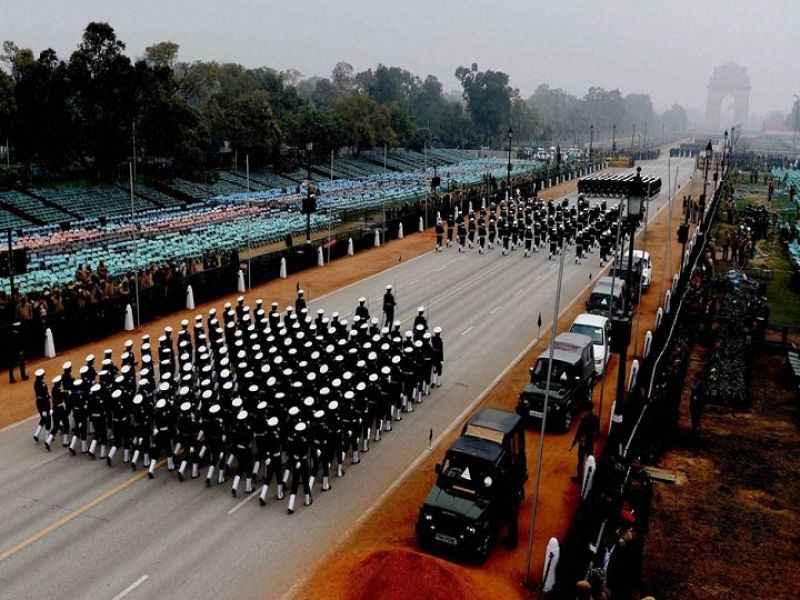 Republic Day celebrations at Rajpath underway