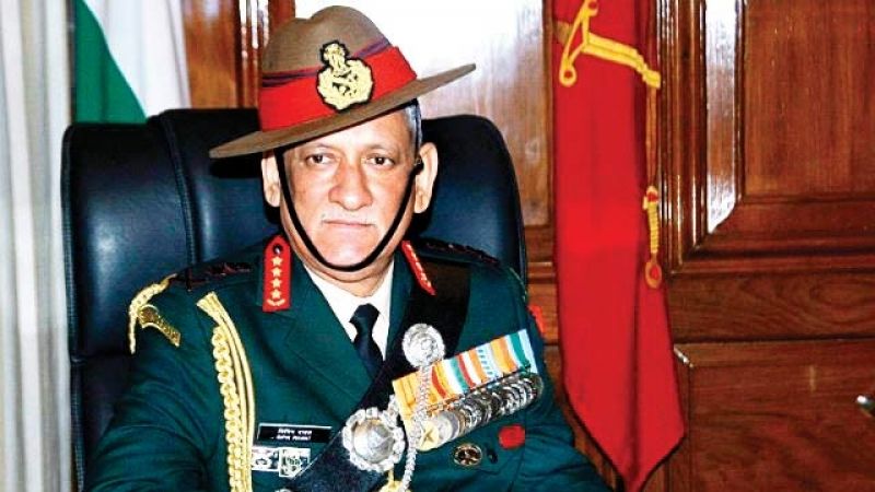 Bipin Rawat on Wednesday slammed the UN report 