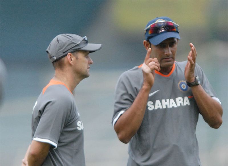 Gary Kirsten and Anil Kumble