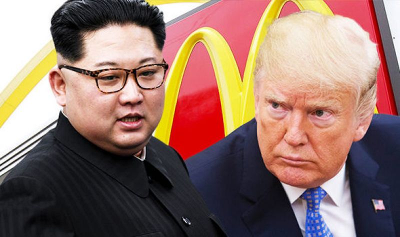 Kim Jong and Denold Trump