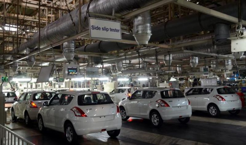Maruti Suzuki India today reported a marginal decline in sales