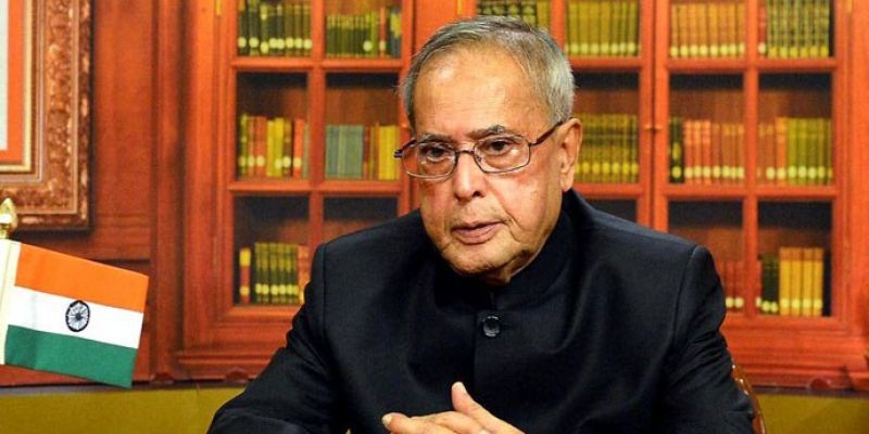 Former president Pranab Mukherjee