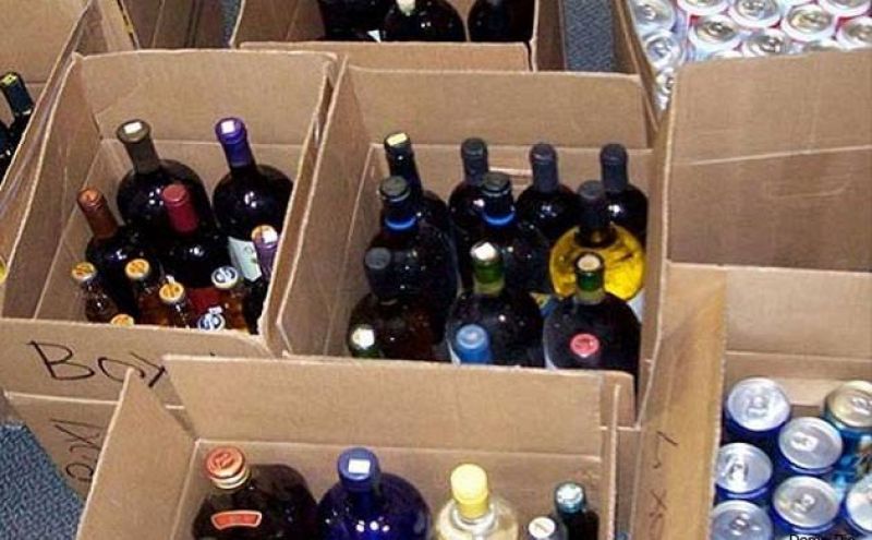 India Made Foreign Liquor seized
