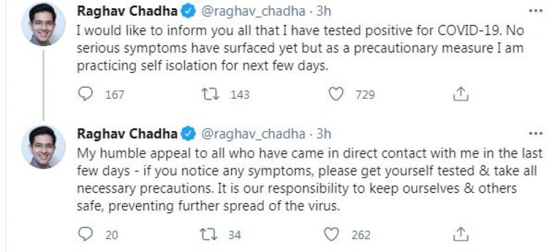 Raghav Chadha tweet
