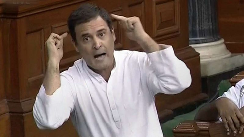 Rahul accused the prime minister of unleashing jumla strike on people