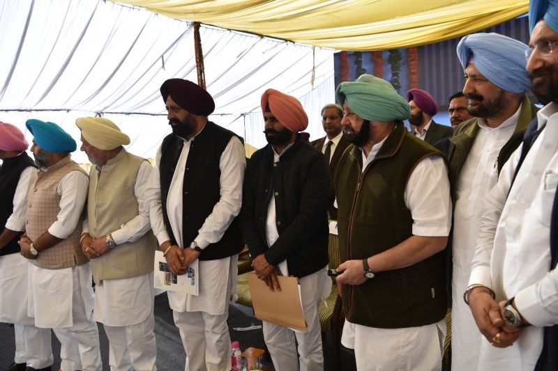 CM lays Foundation Stone of Verka Mega Dairy Plant