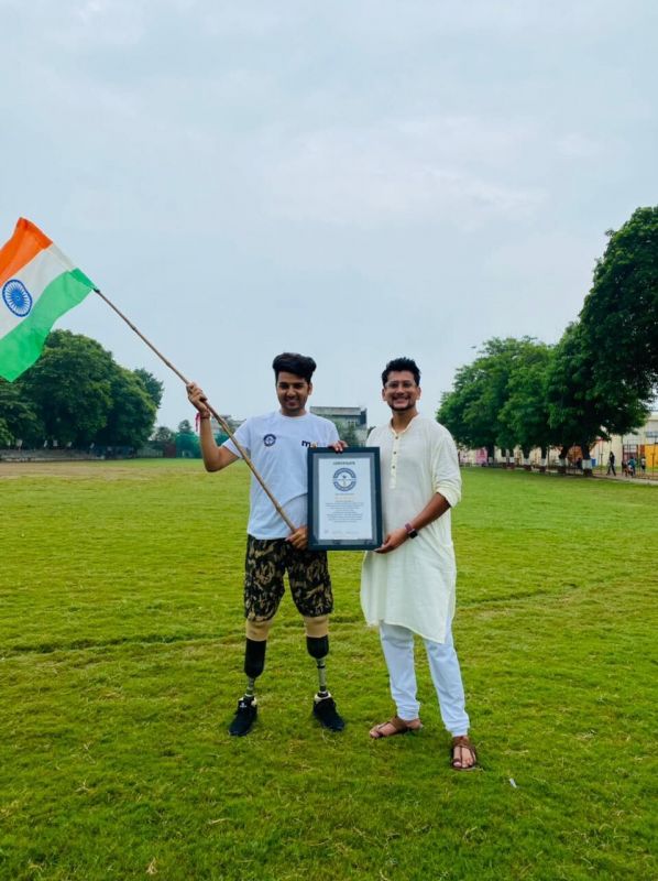 Ablu Rajesh Kumar Sets a new world record on 15th August on Moj