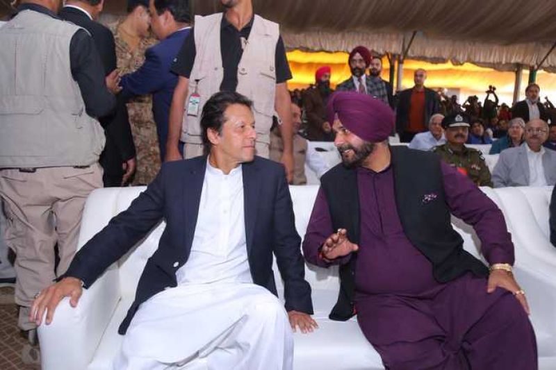 Imran Khan and Navjot Sidhu