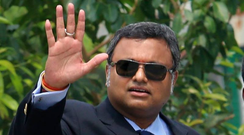 Former minister's son Karti Chidambaram