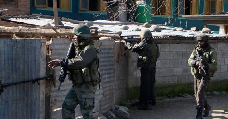 Security forces retaliated, leading to a brief exchange of fire