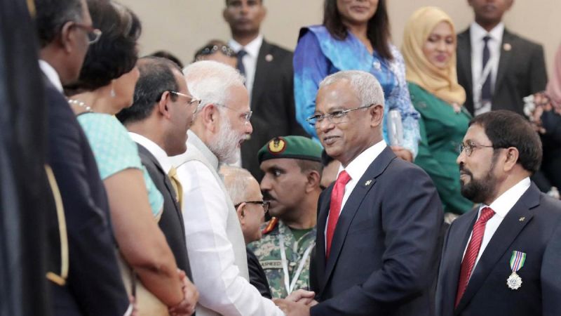 President Solih also briefed Prime Minister Modi on the dire economic situation
